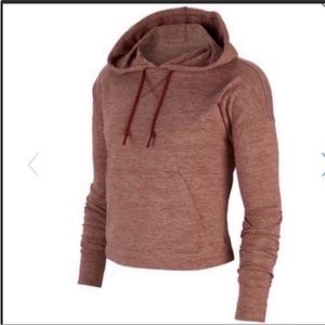 NEW Women's Nike Yoga Luxe Cropped Hoodie Large